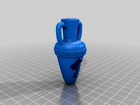 Aquarium - Broken Amphora Plant Holder by alike86