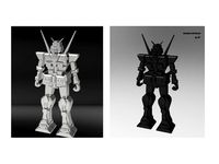 Robot Gundam Miniature Toy by hyojung0320