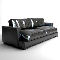 Classic Leather Sofa Photorealistic3d model