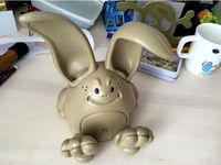 Rabbit Piggybank - save money for your next printer! :) by lecaramel