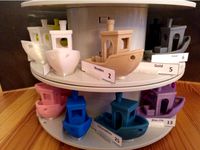Benchy Filament Sample Carousel & Sign-Generator and Management-Excel Tool by educa_thor