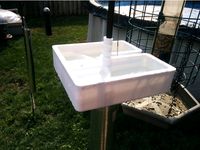 Bird bath - pole-attached. by ak666666