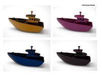 A little ship toy miniature by hyojung0320