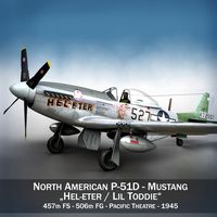 North American P-51D - Heleter3d model