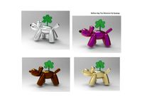 Balloon dog toy Miniature by hyojung0320