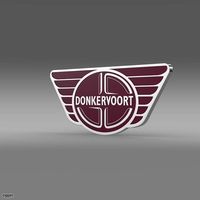 Donkervoort logo3d model