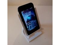 Universal phone/tablet stand with adjustable slider limit (especially for larger phones with cases) by exem