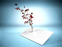 Vase on a support3d model