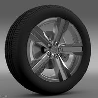 Chevrolet Camaro ZL1 2012 wheel3d model