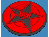 Rush Emblem Coaster by jonbourg