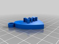 Keychain name ISA  by AlleCrossCosti