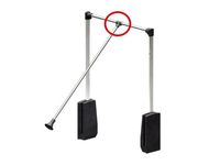 Wardrobe pantograph pull down hanging rail by kraart