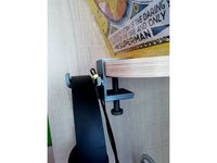 Adjustable heaphones holder for thicker counters by evilsgood
