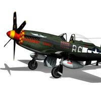 North American P-51D Mustang - Speedball Alice3d model