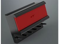 Key holder with built in shelf. by Faztastic