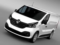Renault Trafic Van 20153d model