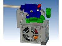 CR-10 mount for Nimble Sidewinder V1.1 by ZestyTech