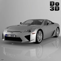Lexus LFA 20133d model