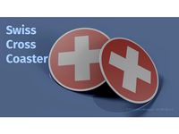 Swiss Cross Coaster by fmorgner