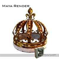 Pearl Crown3d model