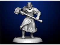 Warrior with Hammer by MadCapMiniatures