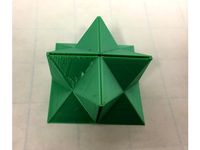Flexible Stellated Rhombic Dodecahedron Half, Cube Dissection, Rectangular Prism by lgbu