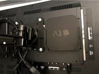 Apple TV 2 & 3 VESA Mount on back of TV by rloberto