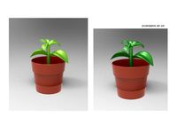 Flowerpot minature toy by hyojung0320