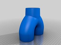 Two into One Duct for 3" Flex by jbanion