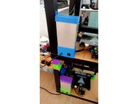 Tevo Tarantula power supply mount with 20mm round button by xxreef