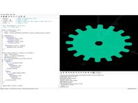 Parameterizable Gear by plushvoxel