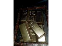 Plaster mold for gold bars by MrBaham