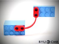 FlexLinks: Fixed-Fixed Beam - Initially Curved (LEGO Compatible) by BYU_CMR