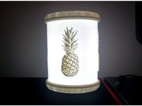Triple Pineapple Lithophane Lamp by AdamsLab
