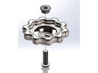 5/16" Nut, Threaded Knob by PSomeone