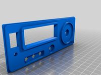 uBITX Case (DU2RK) Front Panel Redesign  by AngelDMercedes