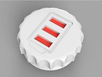 Cap with capacity indicator - Addon by 3DMath