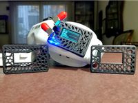 Furious FPV True D V3.5 cover for Fatshark Dominator HD (possibly compatible with AKK Diversity RX) by FasaArg