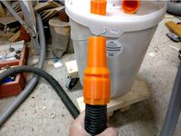 Rotating vacuum hose nozzle - print in place by danielwould