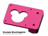 Mounting plate, fully customizable, update by Coat