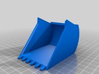 Bucket for bruder excavator  by Nathril
