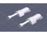 Simple gun for Gaslands cars by MDheliMech