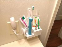 Toothbrush / Toothpaste Holder, Philips Sonicare and More  by rcolyer
