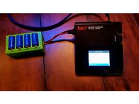 CR123A Battery Charging Tray by teknokraze