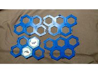 Modular Hex Tile Board - Hey That's My Fish by paprika_dash