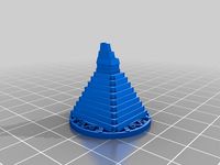 T'Zolkin Boardgame Pyramid Gear Markers by jgrg1