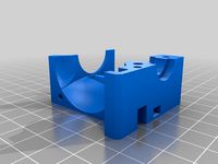 Prusa i3 MK3 Extruder Cover No Leg by Prometheus-3D