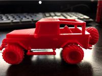 Jeep with updated Roll Cage and Dog by jactre