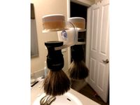 Shave Brush Holder With Suction Cup Mount by maxhoelzen
