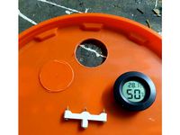 hole saw hygrometer round by ipt